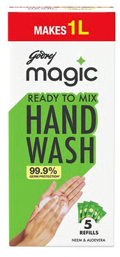 Godrej Protekt Magic Powder-to-Liquid Handwash
